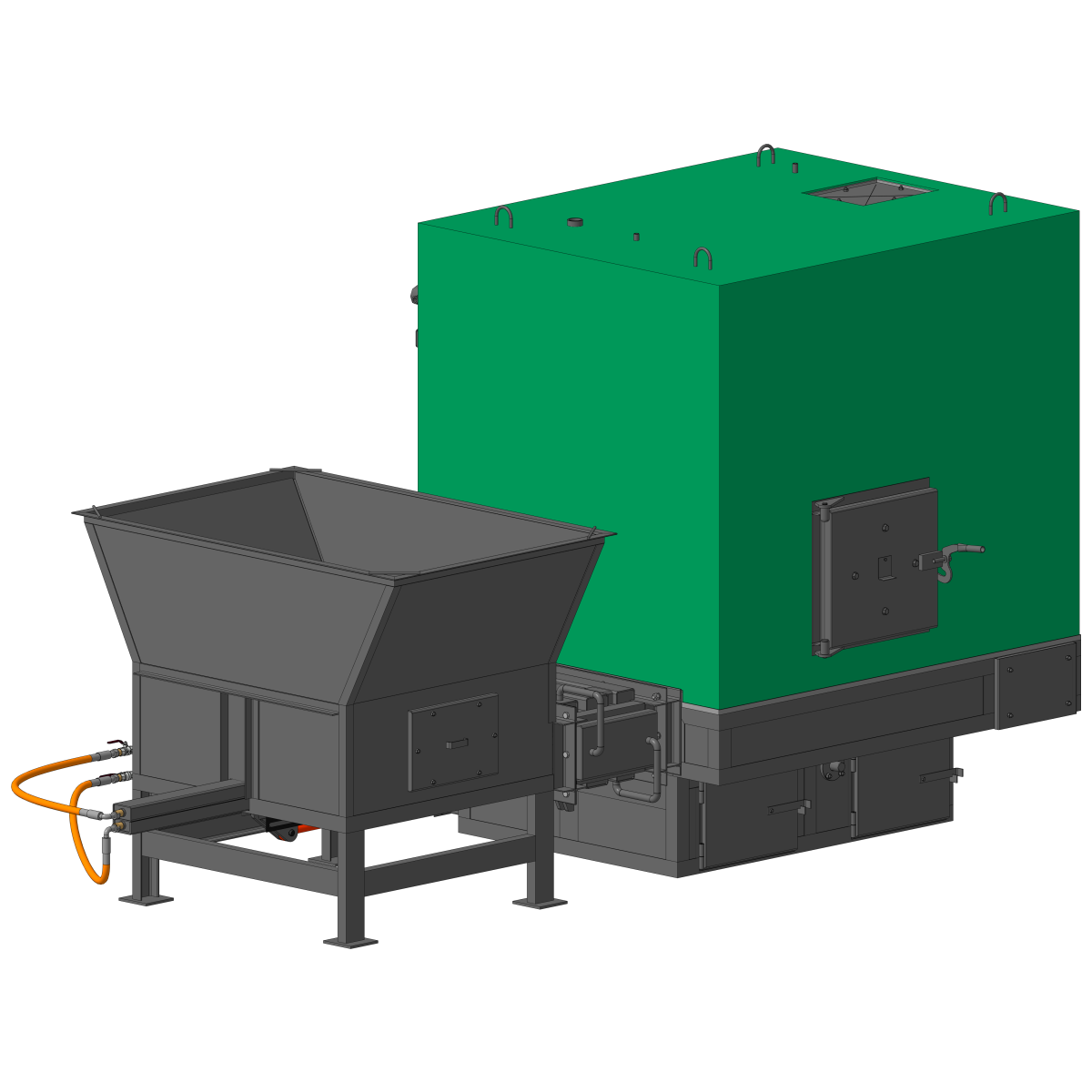 Твердотопливный котел КВТ-100М с механизированной загрузкой топлива (пеллет) (1) Твердотопливный котел КВТ-100М с механизированной загрузкой топлива (пеллет) (1)