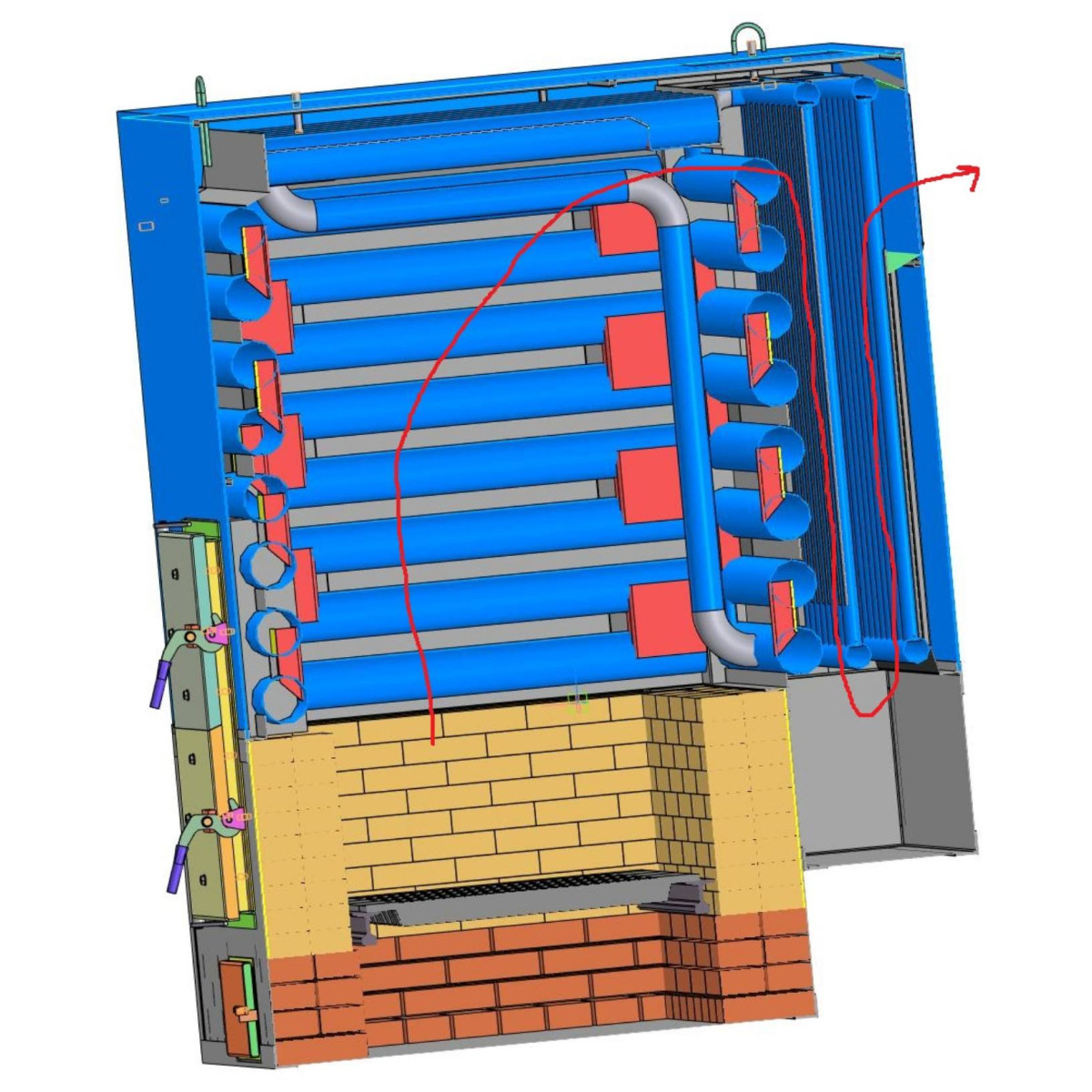 Твердотопливный котел КВТ-100М с механизированной загрузкой топлива (пеллет) (2) Твердотопливный котел КВТ-100М с механизированной загрузкой топлива (пеллет) (3)
