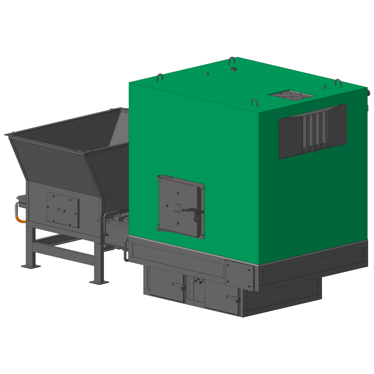 Твердотопливный котел КВТ-100М с механизированной загрузкой топлива (пеллет) (2) Твердотопливный котел КВТ-100М с механизированной загрузкой топлива (пеллет) (2)
